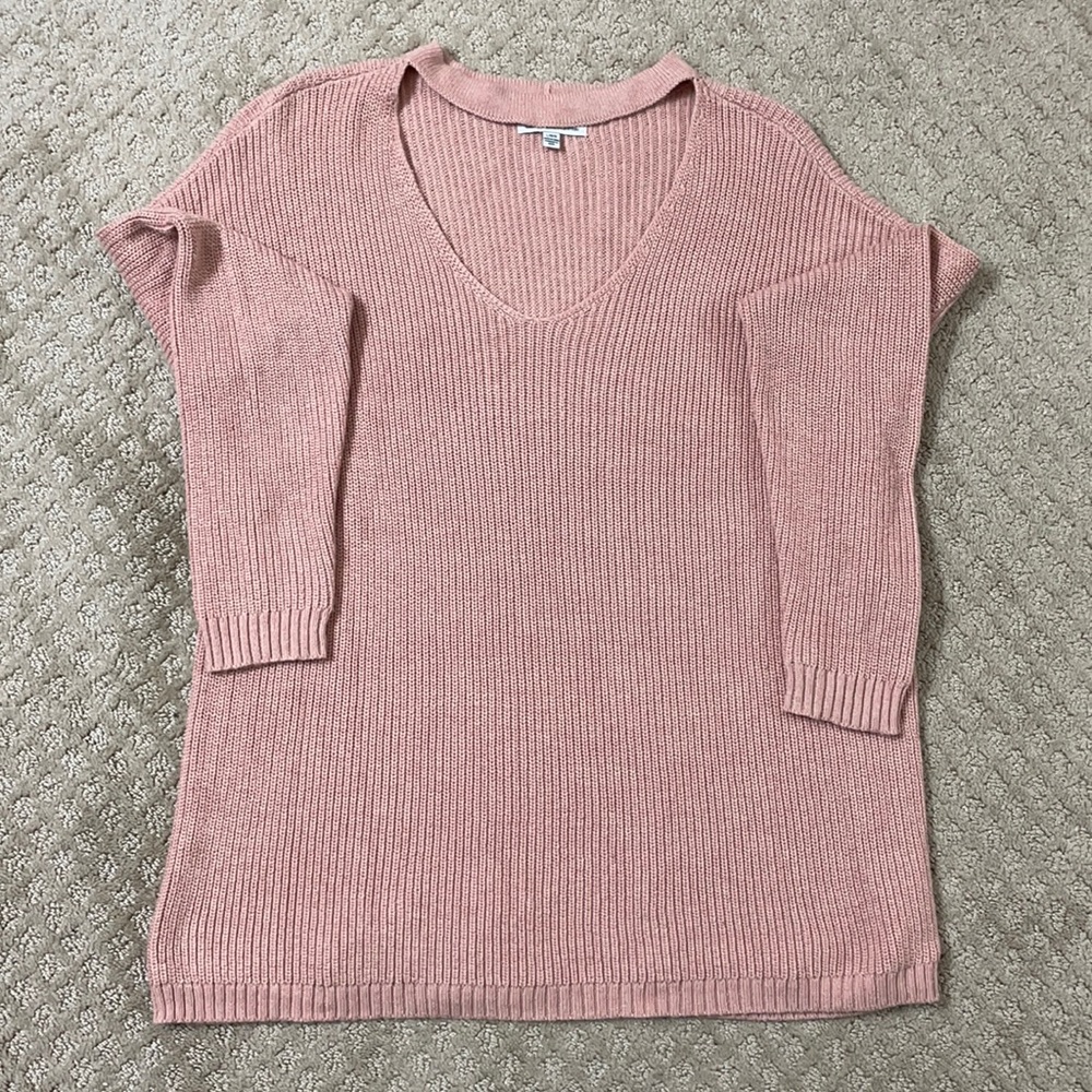 American Eagle Pink Knit Sweater